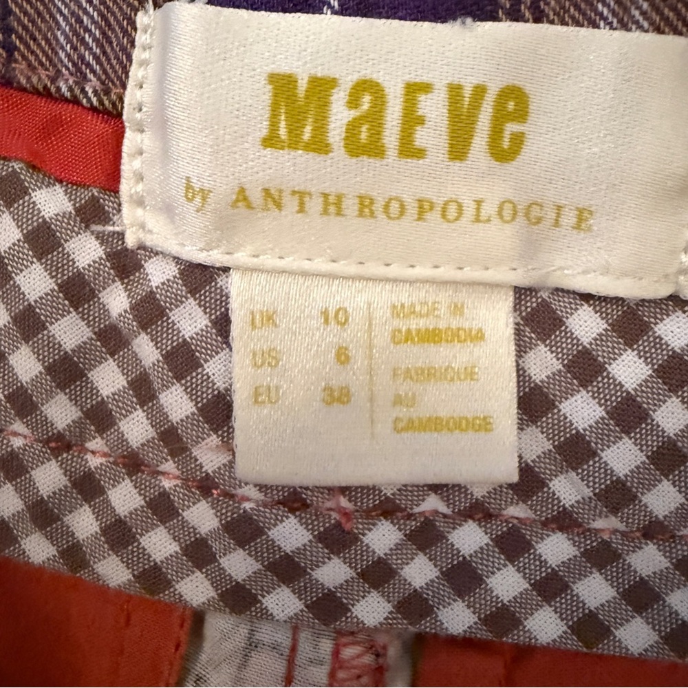 Maeve Orange Floral Wide-Leg Pants - Picture 4 of 7